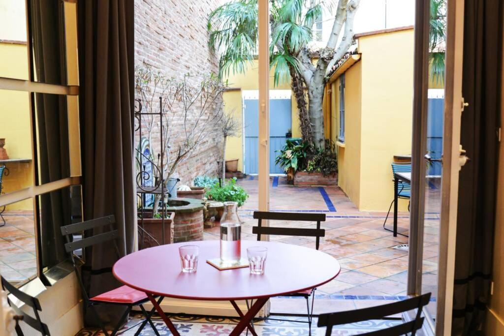 圖盧茲Toulousaine De Standing - Garage - Cour - Cinema别墅 外观 照片